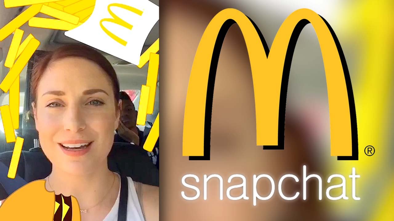 les filtres mcdonald s débarquent sur snapchat influenth